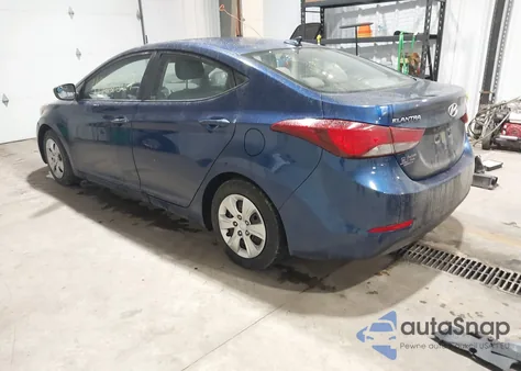 2016 Hyundai Elantra Se z USA, uszkodzony, nr VIN 5NPDH4AE2GH663577